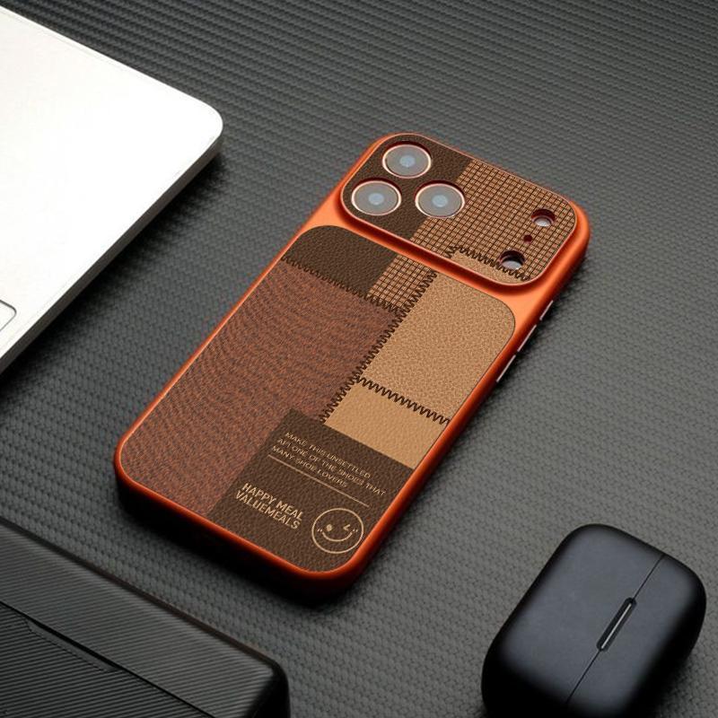 Lens Cap Vintage - Vintage Patchwork Phone Case For IPhone1716Pro