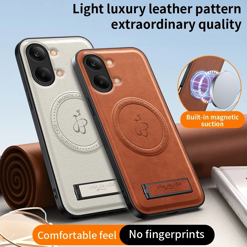 Luxury Leather Stand Phone Cas - Camera Leather Case ulasan dan harga