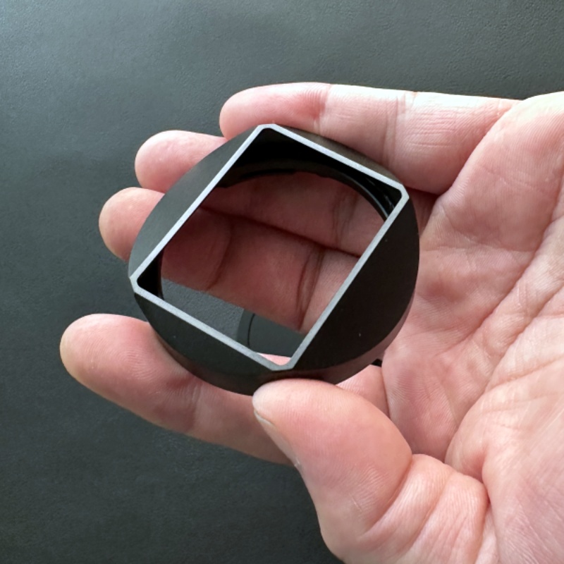 Metal Bayonet Square Lens Hood - Lens Cap Vintage ulasan dan harga