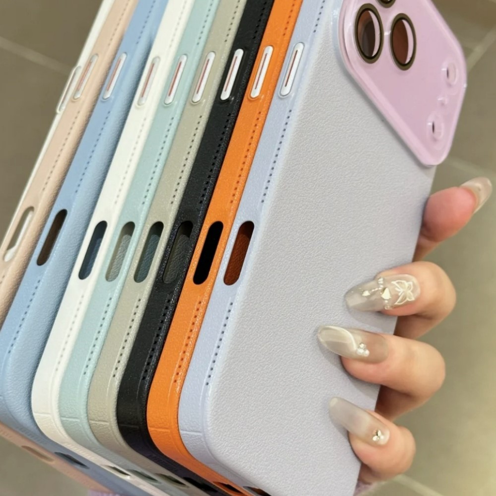 Luxury HD Hard Glass Camera Ca - Camera Leather Case ulasan dan harga