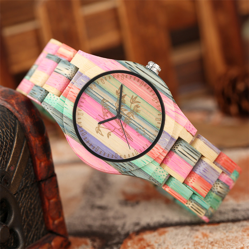 Vintage Stylish Colorful Bambo - Vintage Collectible Watches ulasan dan harga