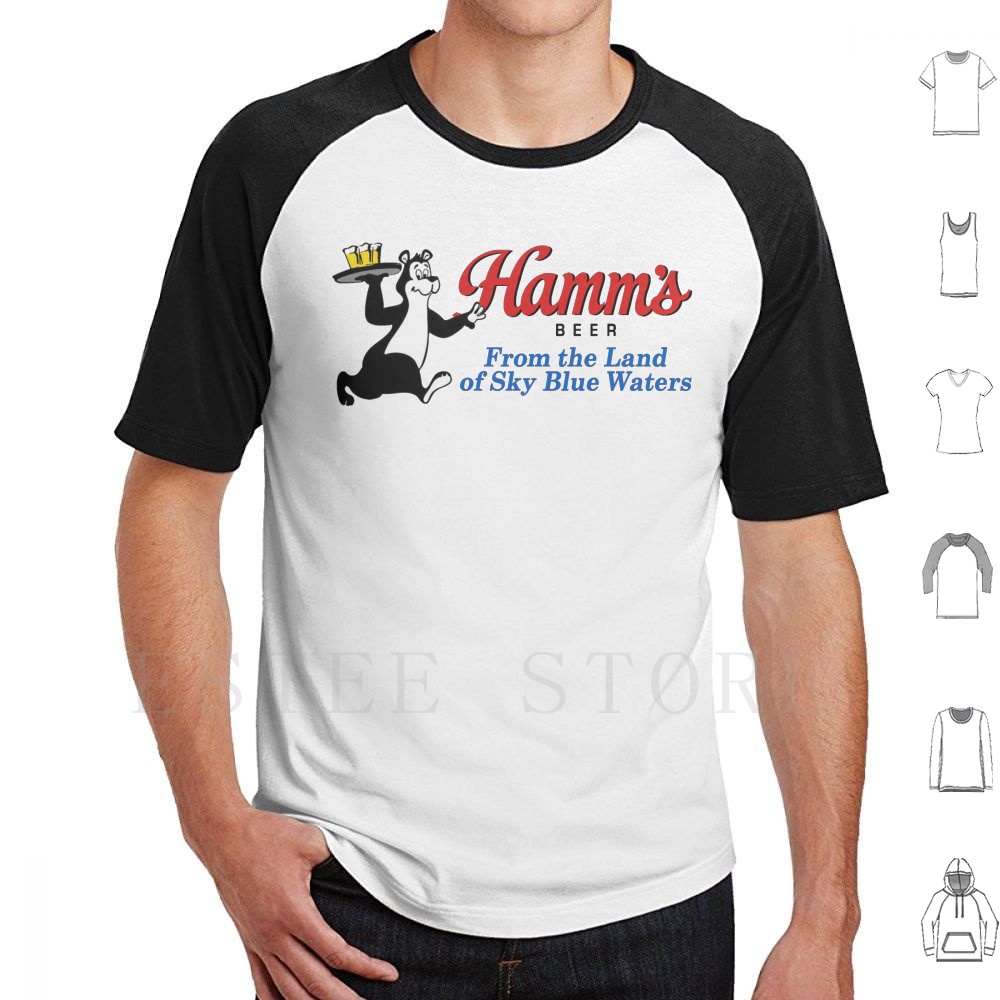 Hamm's Beer Bear Design T Shir - Vintage Collectible Bears ulasan dan harga