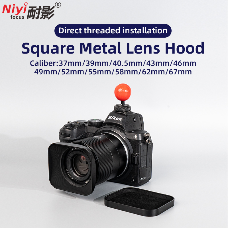Vintage Square Metal Lens Hood - Lens Cap Vintage ulasan dan harga