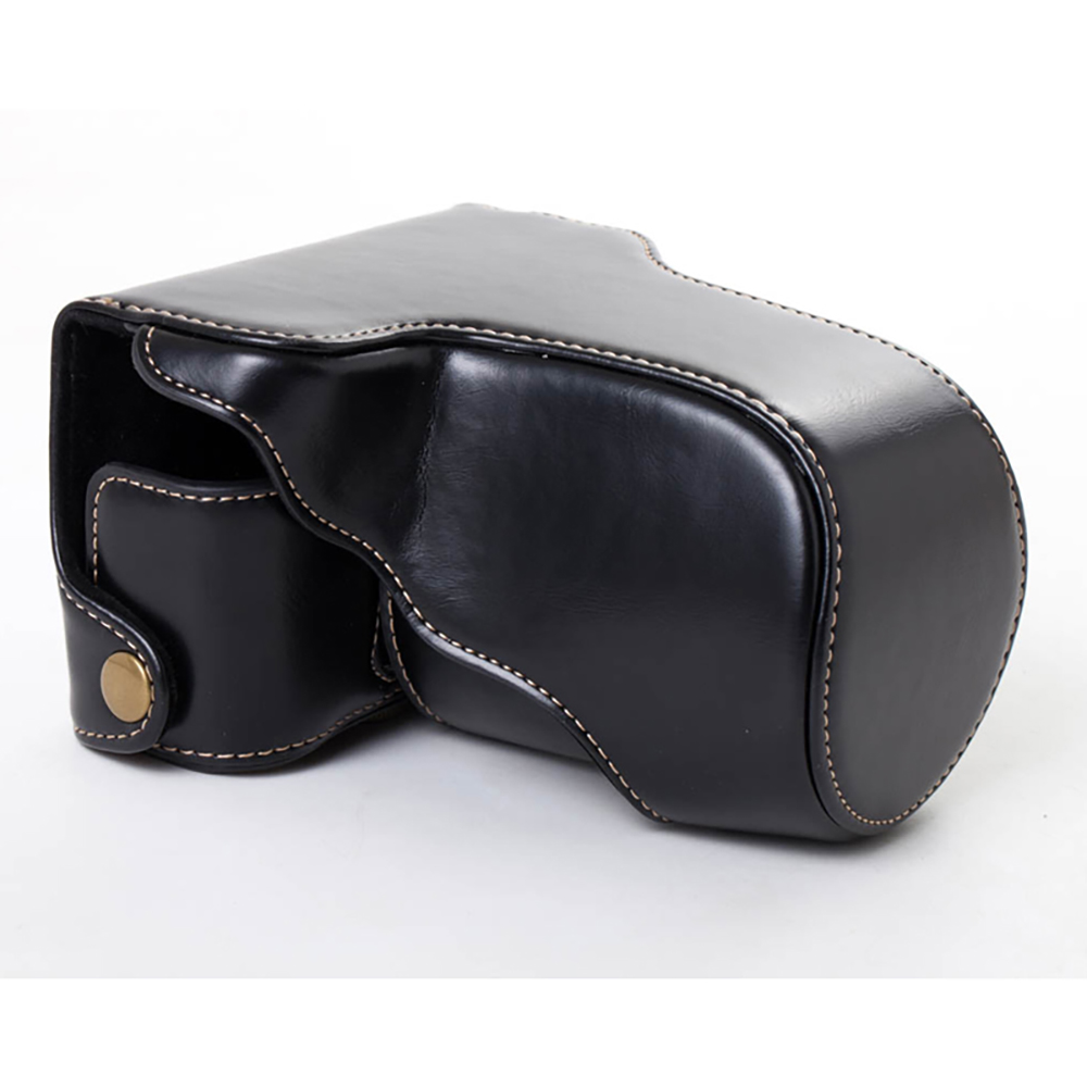 PU Leather Camera Bag Case Len - Camera Leather Case ulasan dan harga