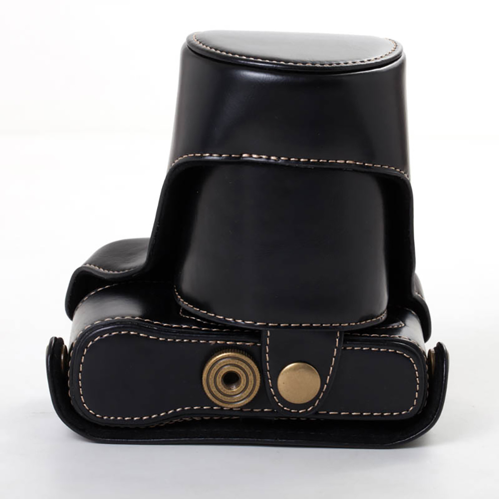 PU Leather Camera Bag Case Len - Camera Leather Case ulasan dan harga