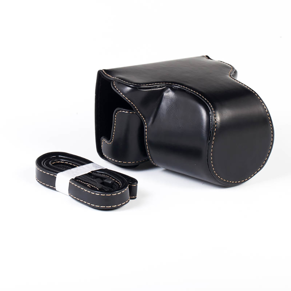 PU Leather Camera Bag Case Len - Camera Leather Case ulasan dan harga