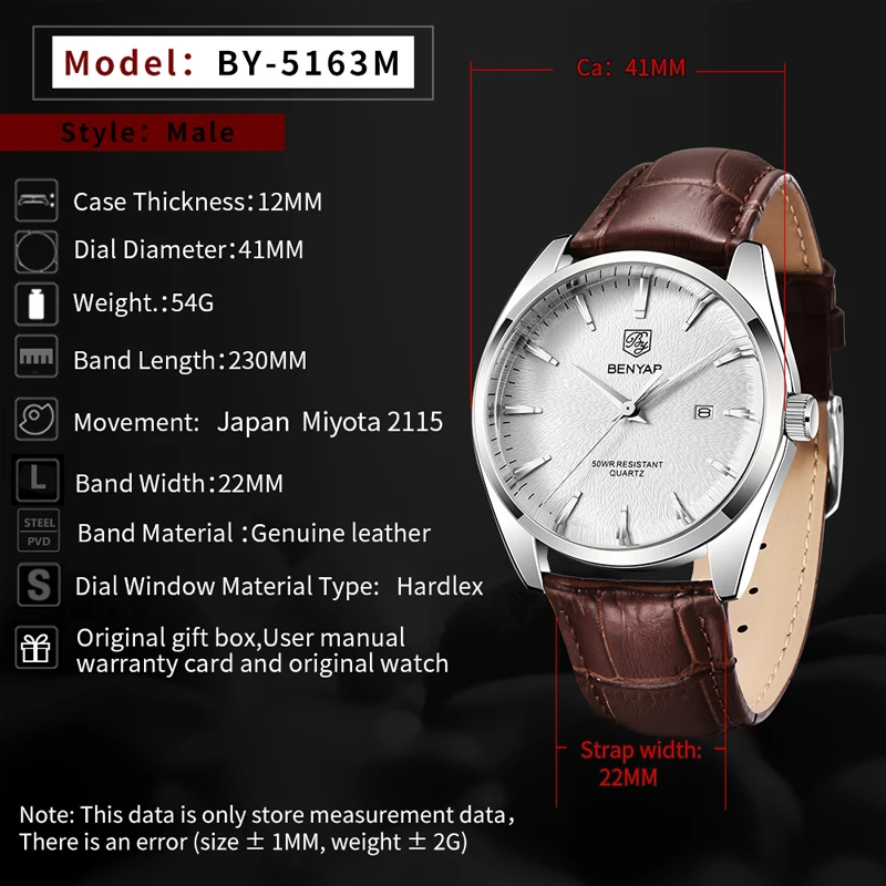BENYAR Men 2026 Quartz Watch T - Vintage Collectible Watches ulasan dan harga
