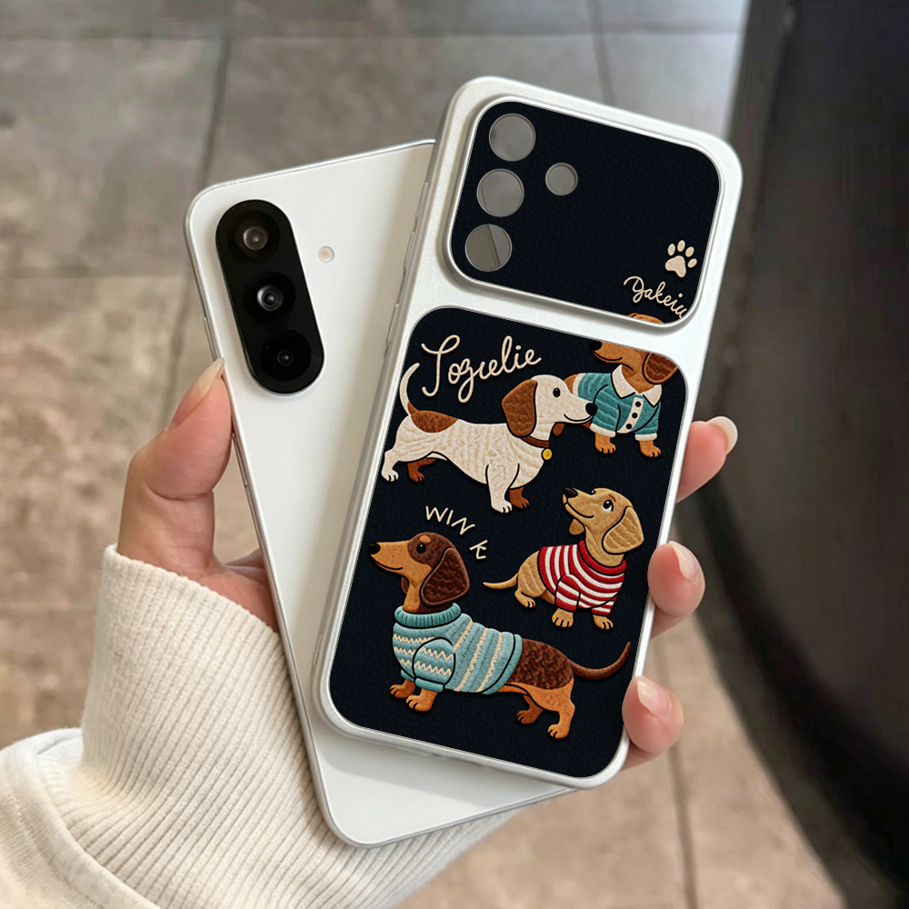 Cartoon Puppy Leather Phone Ca - Camera Leather Case ulasan dan harga