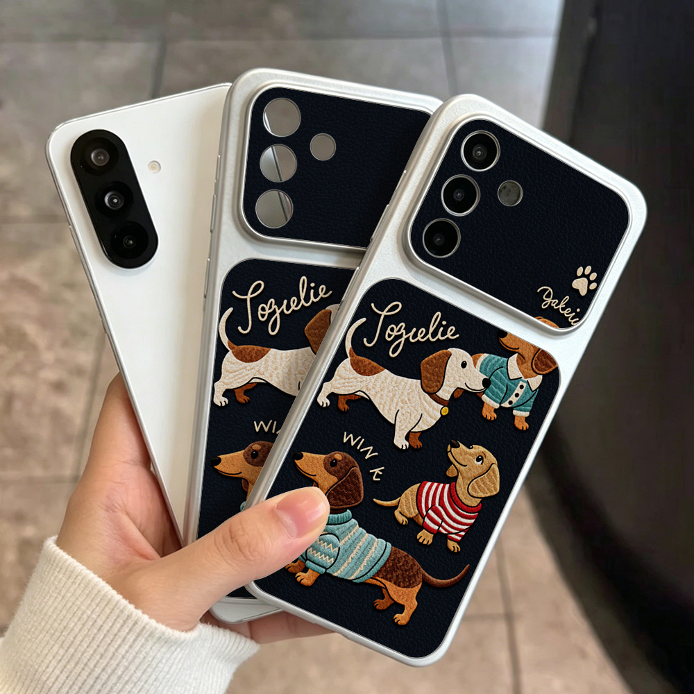 Cartoon Puppy Leather Phone Ca - Camera Leather Case ulasan dan harga
