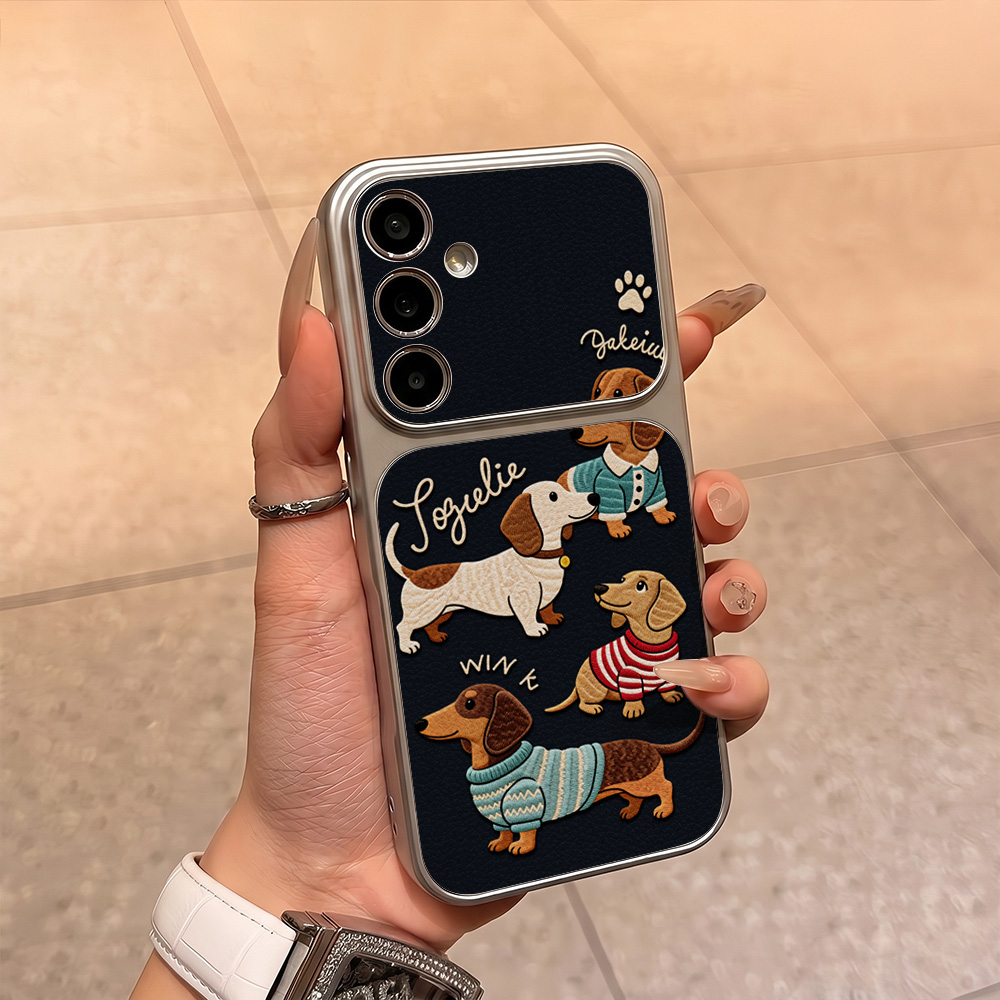 Cartoon Puppy Leather Phone Ca - Camera Leather Case ulasan dan harga