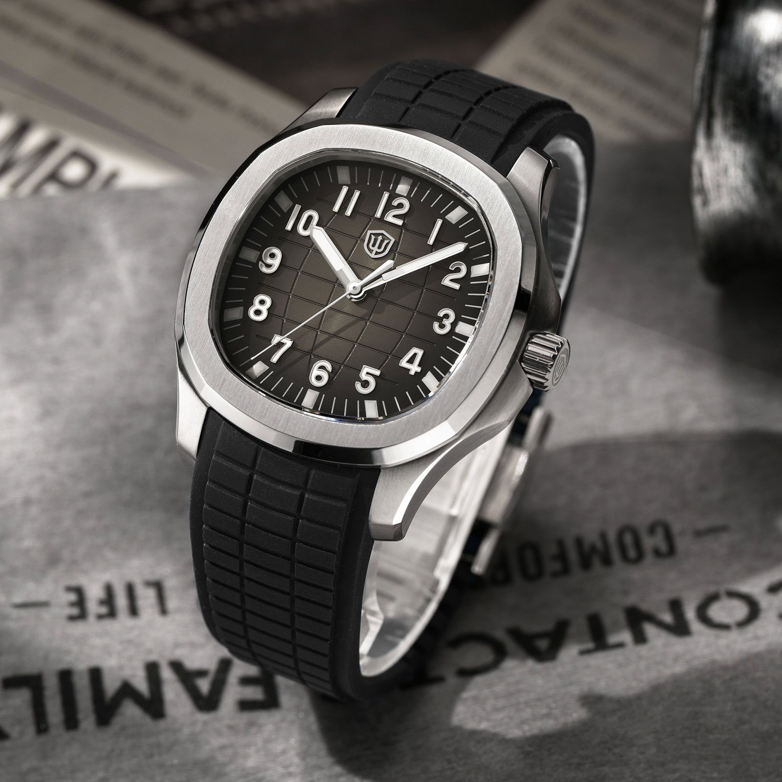 Watchdives WD008 38mm Dive Men - Vintage Collectible Watches ulasan dan harga