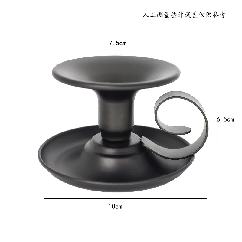 Tea Cup Type Candlestick Iron  - Collectible Vintage Matches ulasan dan harga