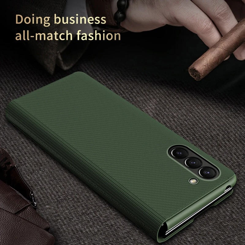 Simple Stripe Magnetic Leather - Camera Leather Case ulasan dan harga