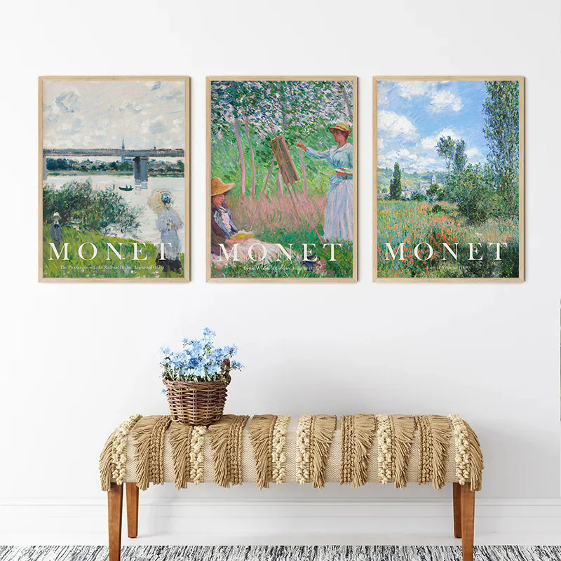 Vintage Claude Monet Famous Ar - Vintage Collectible Posters ulasan dan harga