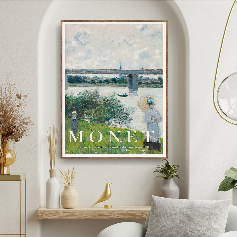 Vintage Claude Monet Famous Ar - Vintage Collectible Posters ulasan dan harga