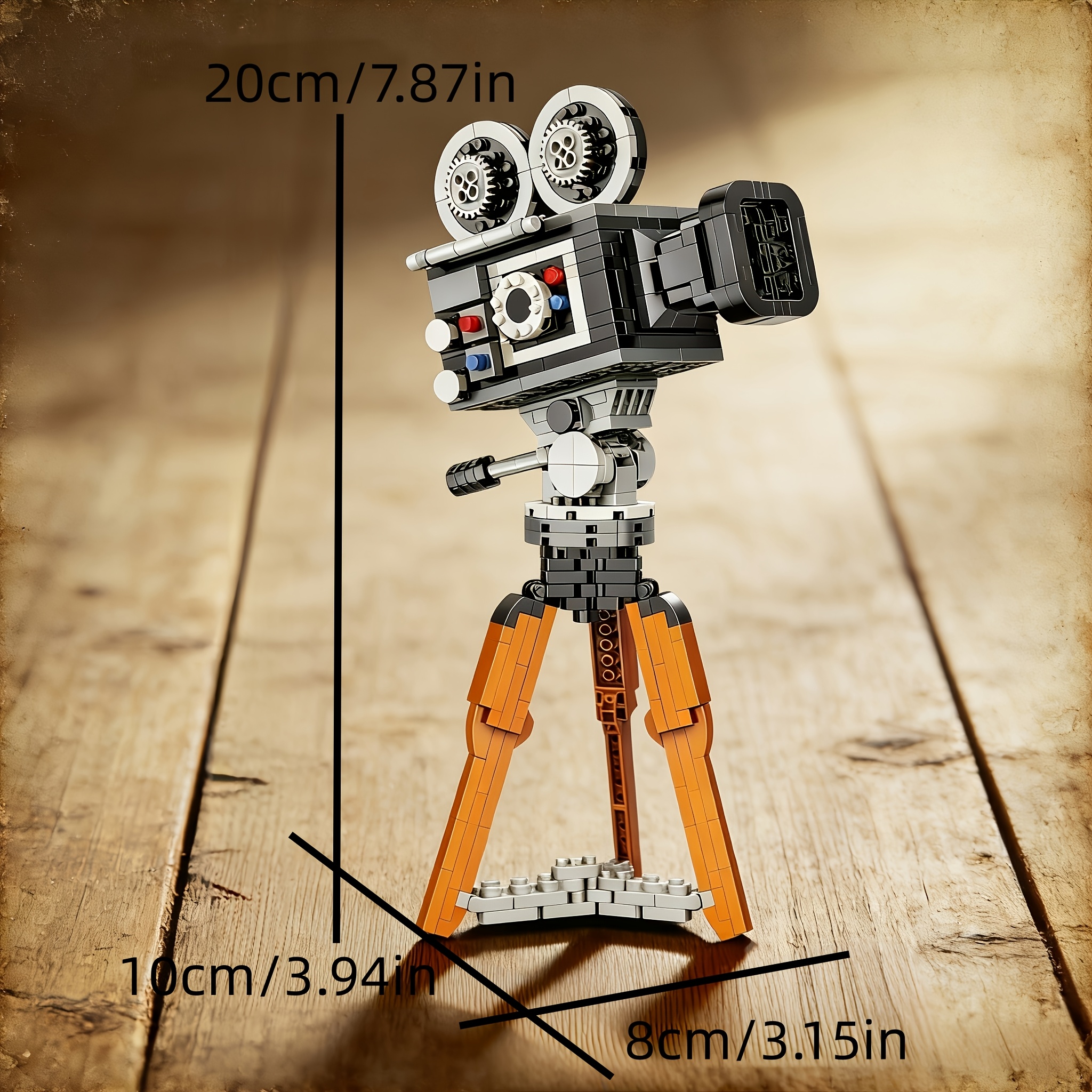 DIY Building Block Camera Desk - Collectible Vintage Cameras ulasan dan harga