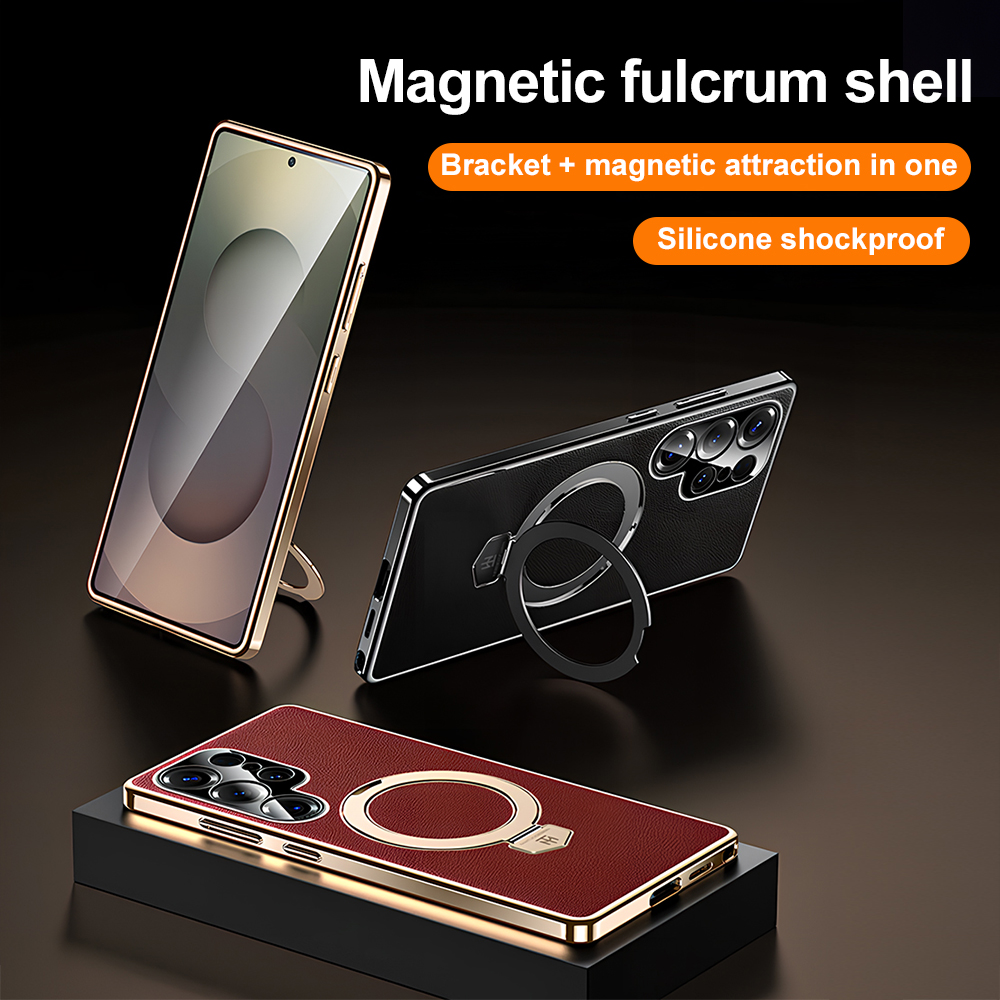 For Magsafe Magnetic Bracket P - Camera Leather Case ulasan dan harga