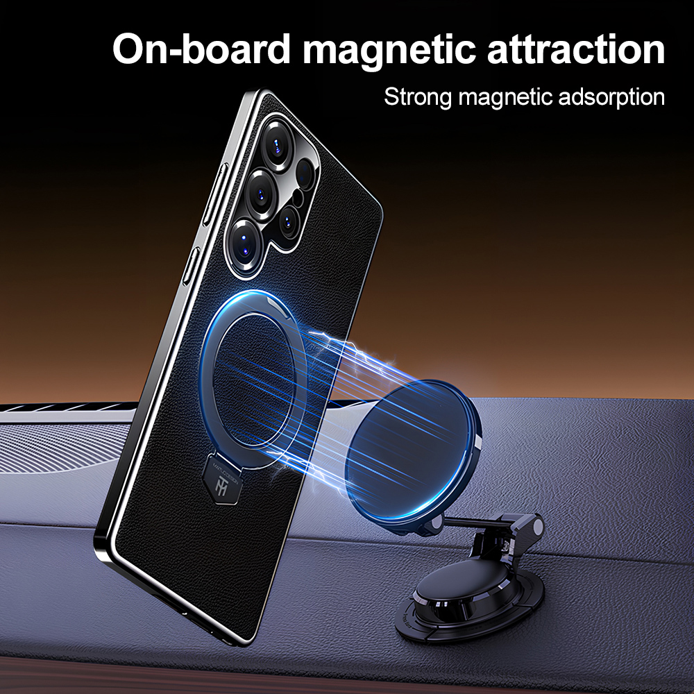 For Magsafe Magnetic Bracket P - Camera Leather Case ulasan dan harga