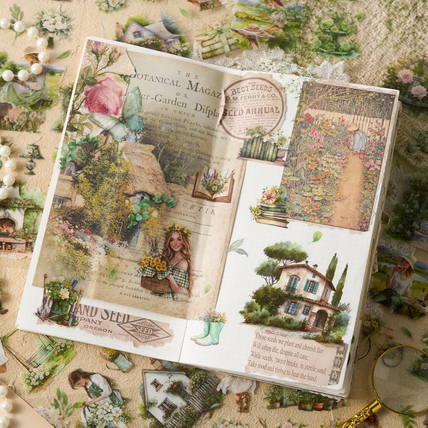 20 Sheets Four Seasons Landsca - Collectible Vintage Matches ulasan dan harga