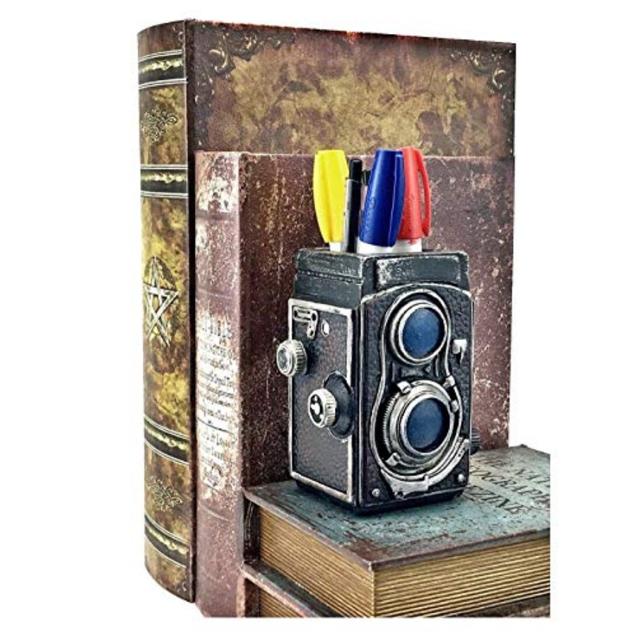 21390 Camera Pen Pencil Holder - Collectible Vintage Cameras ulasan dan harga
