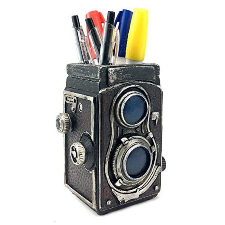 21390 Camera Pen Pencil Holder - Collectible Vintage Cameras ulasan dan harga