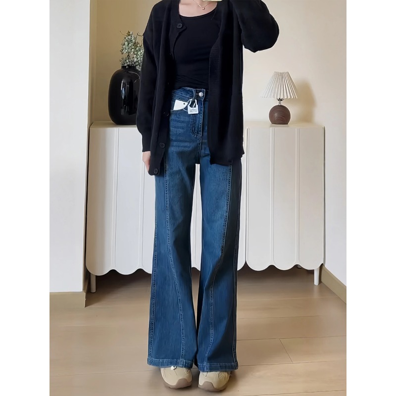 Autumn Elastic Bell Bot Jeans  - Collectible Vintage Matches ulasan dan harga