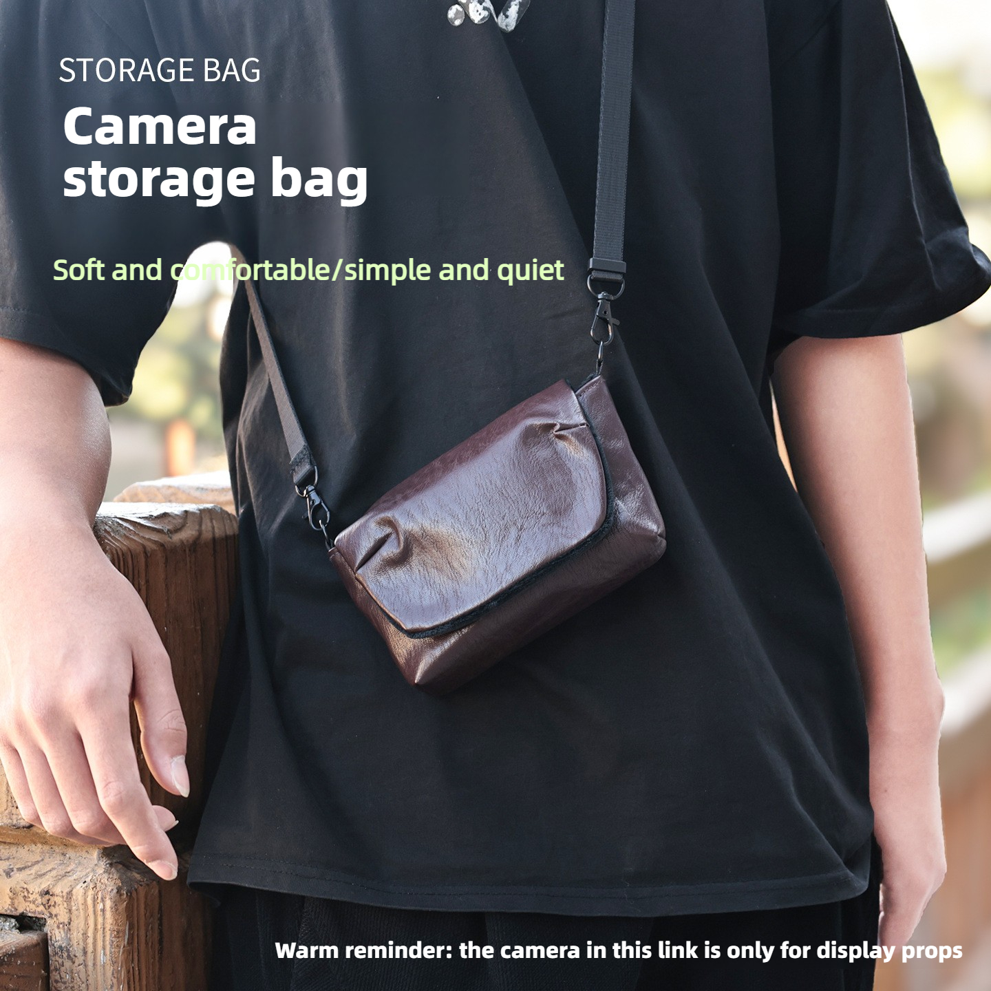 Soft Leather Camera Case Bag P - Camera Leather Case ulasan dan harga