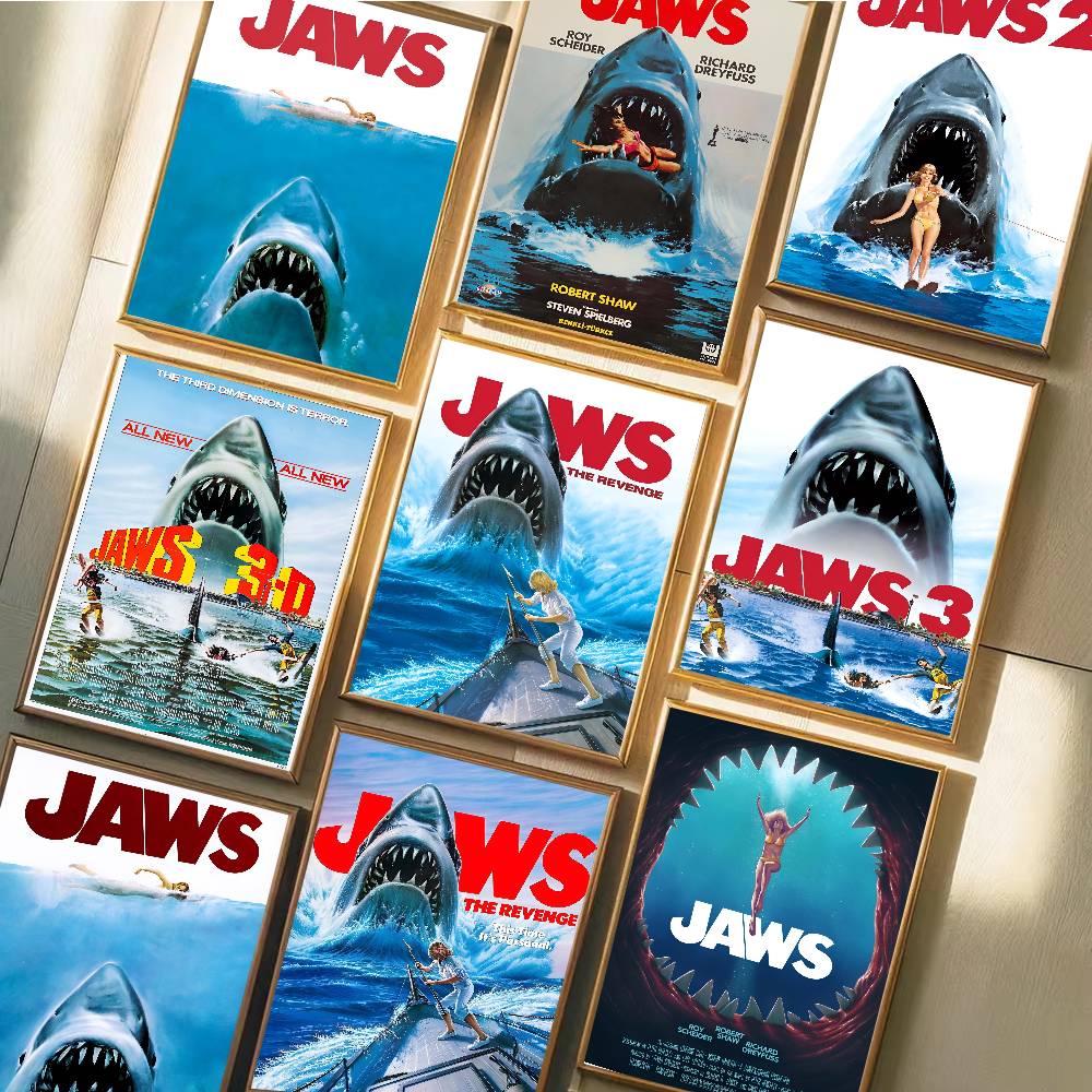 Classic Horror Shark Movie Jaw - Vintage Collectible Posters ulasan dan harga