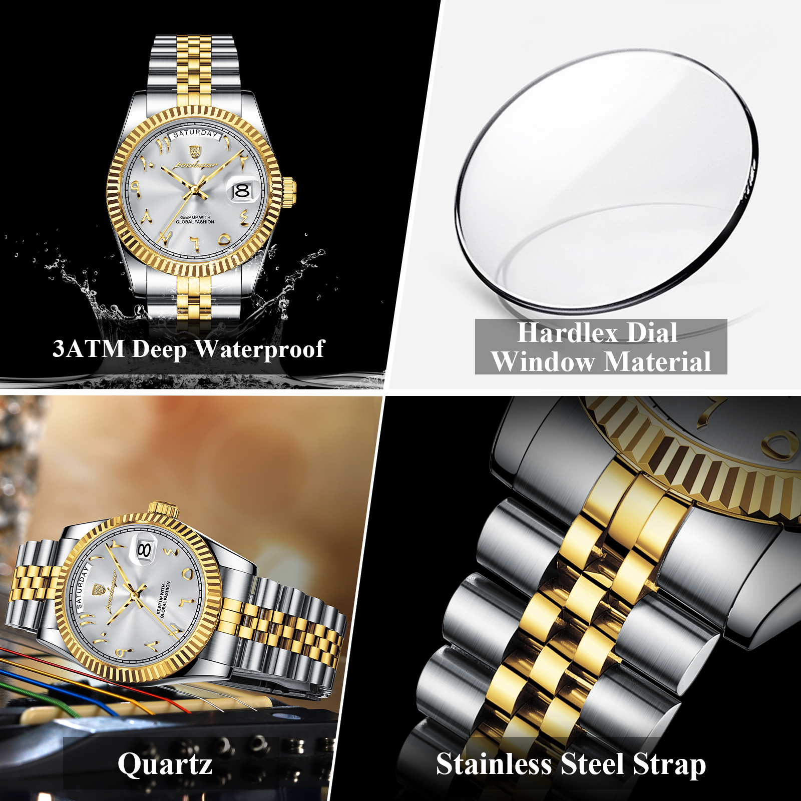POEDAGAR Luxury Brand Man Cloc - Vintage Collectible Watches ulasan dan harga